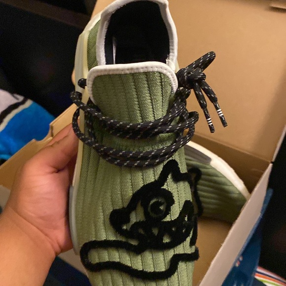 Adidas Hu NMD | green | size 11 - Picture 4 of 4